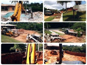 C.F.F DEMOLIDORA TERRAPLANAGEM Locação e Aluguel de Retroescavadeira Miniescavadeira Bobcat em Campinas Aterro Desaterro. - Photo 2
